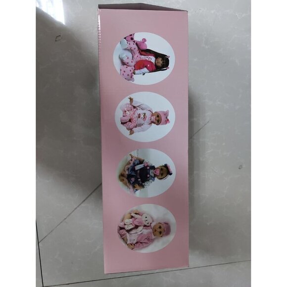 24 inch Reborn Baby Dolls Soft Vinyl Silicone Newborn Girl Reborn Dolls Toddler - Picture 11 of 12